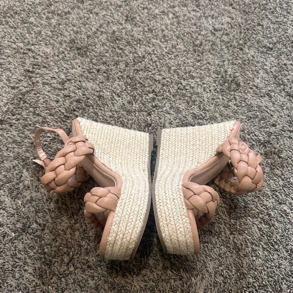 Coutgo Platform Braided Wedge Sandals Size 7 Women’s - Picture 4 of 6